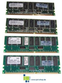 HP 1 GB (4 x 256 MB) PC1600R Registered ECC SDRAM Memory Kit 200 MHz DDR...